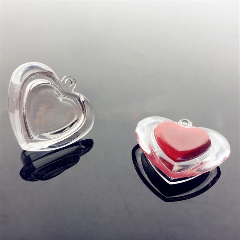 10pcs/set 1g Mini Heart Lip Balm Tubes Empty Cosmetic Etsy