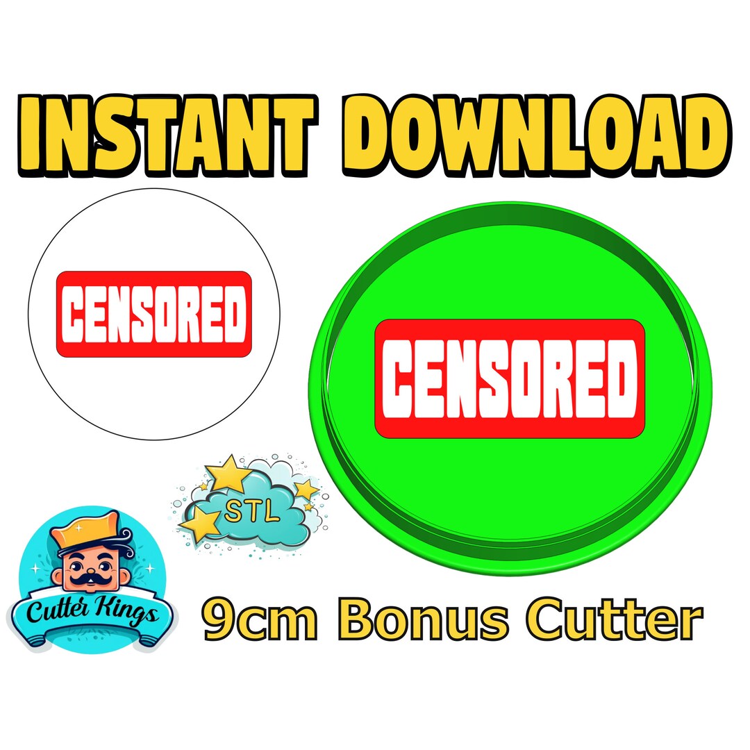 Profanity Embosser STL File Digital Download for 3D Printing Etsy