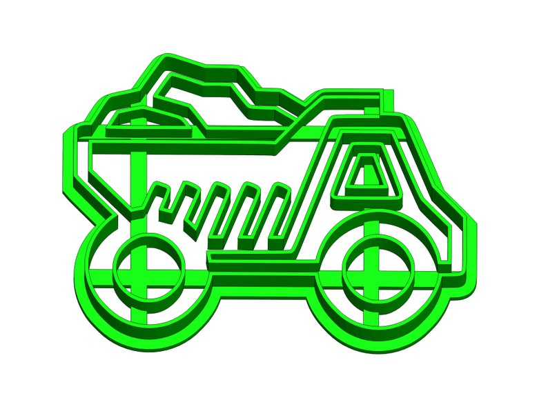 Construction Cookie Cutter Set STL File Digital Download 3d Etsy