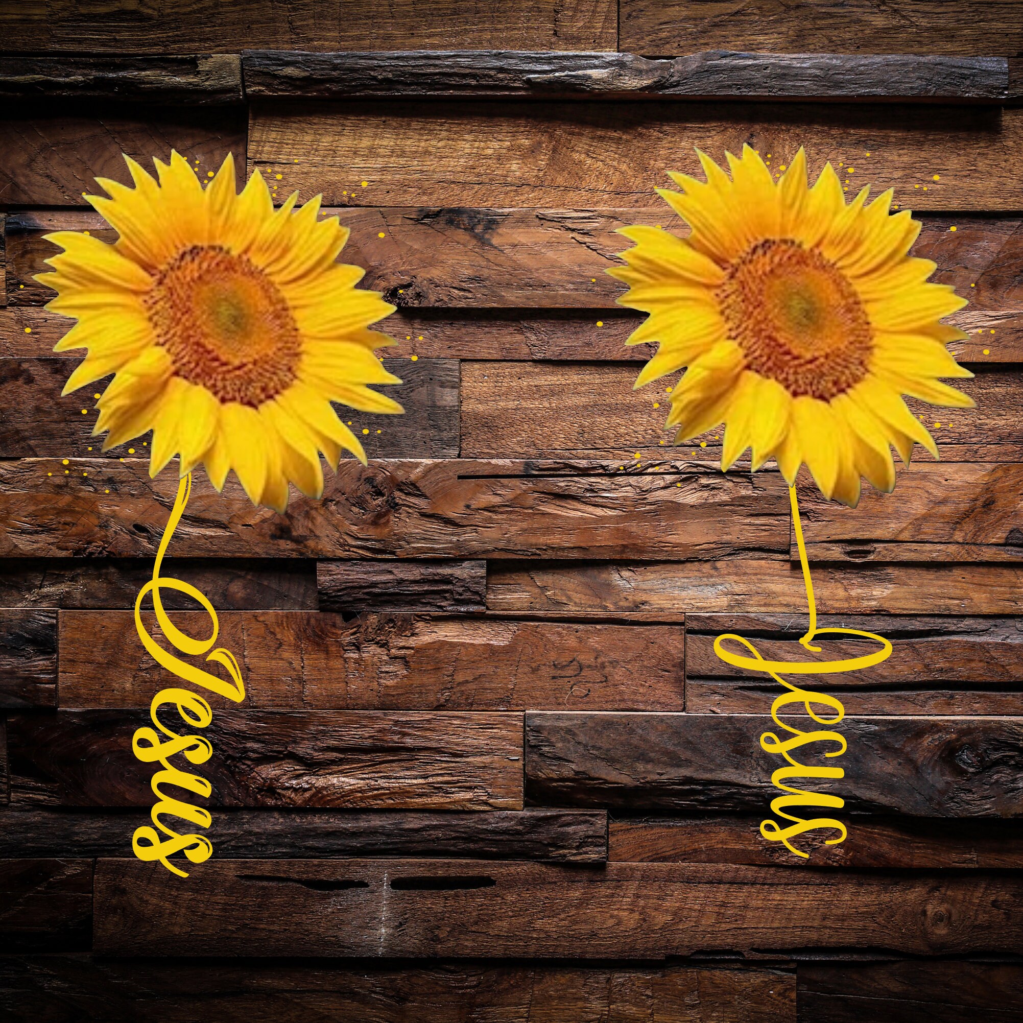 Jesus Sunflower Svg Png Jpg Eps Dxf and Pdf Files Etsy