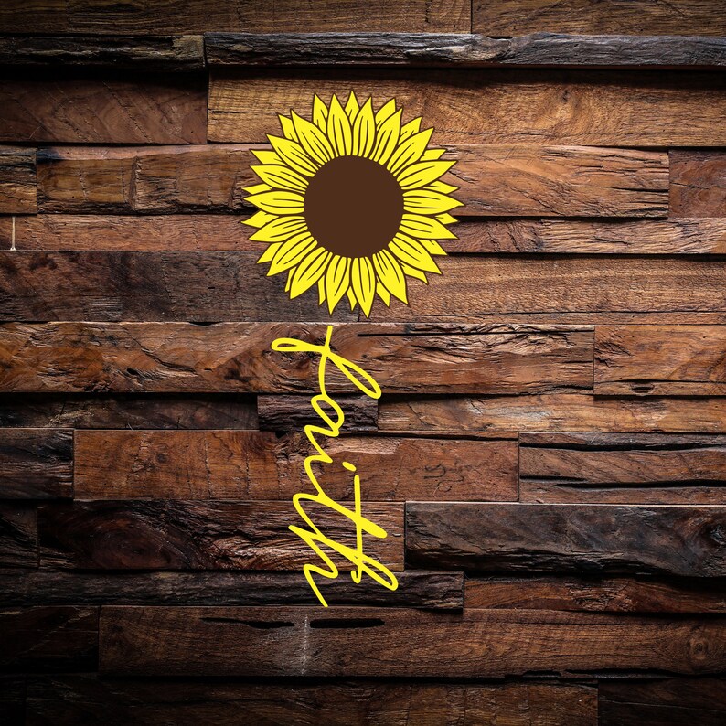 Sunflower Faith SVG