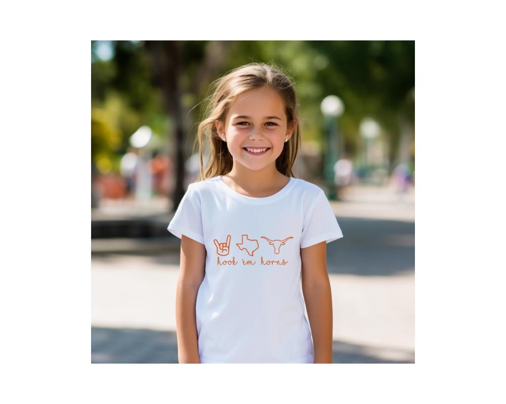 Hook 'Em Horns - Texas Longhorns Youth Short Sleeve Tee