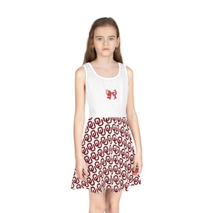 Oklahoma University Girls&#39; Sleeveless Sundress (AOP)