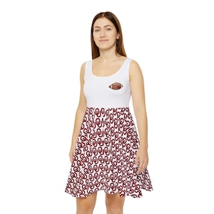 Oklahoma Sooner Skater Dress - Perfect Game Day Outfit for College Football Fans