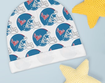 Ole Miss - Hotty Toddy - College Football Baby Beanie (AOP)