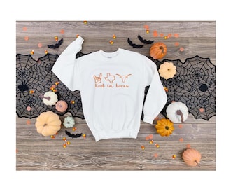 Hook &#39;Em Horns Youth Crewneck Sweatshirt
