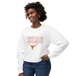 Texas Longhorns, Longhorns, College Football, Unisex Lightweight Crewneck Sweatshirt