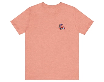 Die große bequeme Couch Unisex, Luna und Molly Unisex, Jersey Kurzarm T-Shirt