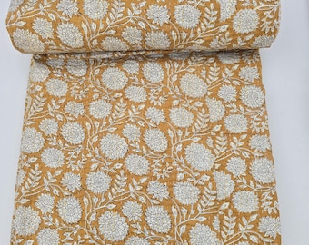 Brown Kantha Quilt Indian Handmade Quilt Reversible Kantha Quilt Bedding Kantha Twin Size Bedspread