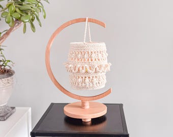 Lantern Crochet Pattern IVEY Lampion | PDF Pattern in English & Dutch | Diy Home Deco Lantern Crochet Pattern with Led Candle Chandelier