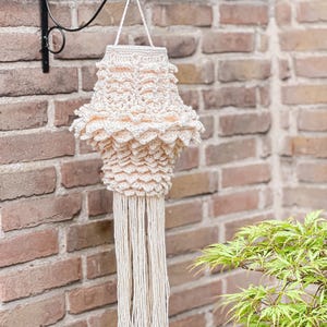 Lantern Crochet Pattern SERA Lampion | PDF Pattern in English & Dutch | DIY Home Deco Lantern Crochet Pattern with Led Candle Chandelier