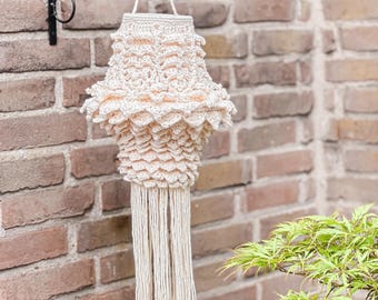 Lantern Crochet Pattern SERA Lampion | PDF Pattern in English & Dutch | DIY Home Deco Lantern Crochet Pattern with Led Candle Chandelier