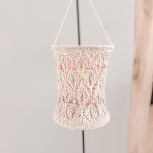 Lantern Crochet Pattern RAYA Lampion | PDF Pattern in English & Dutch | DIY Home Deco Lantern Crochet Pattern with Led Candle Chandelier