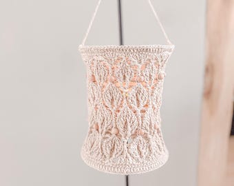 Lantern Crochet Pattern RAYA Lampion | PDF Pattern in English & Dutch | DIY Home Deco Lantern Crochet Pattern with Led Candle Chandelier