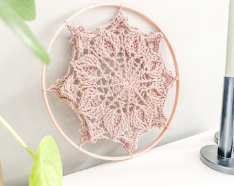 Crochet Pattern Mandala SUZE, 30 cm/11 inch Crochet Doily Pattern | PDF in English & Dutch | DIY Crochet Rug or Wall Hanging Decoration