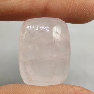Beautiful pink rose quartz flatback cabochon rare rose quartz translucent stone healing stone smooth polished gemstone for jewelry G7171
