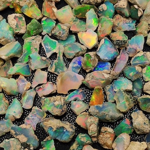 Wholesale Opal Rough Natural Multi Fire Opal Rough Designer Galaxy Fire Opal Welo Opal Rough Ethiopian Opal Rough Gemstone for Jewelry GV35