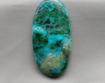 Natural green chrysocolla malachite cabochon designer chrysocolla malachite loose stone good quality chrysocolla gemstone for jewelry G1268
