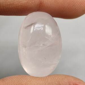 Beautiful pink rose quartz flatback cabochon rare rose quartz translucent stone healing stone smooth polished gemstone for jewelry G7175