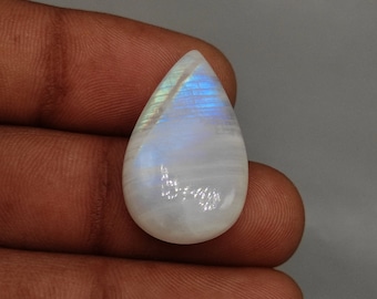 AAA Quality 20 Carat 2-3pcs Moonstone Cabochon Natural Blue Flashy