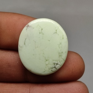 25ct Natural yellow lemon chrysoprase flatback cabochon oval shape designer lemon chrysoprase highly polished gemstone for jewelry G6899