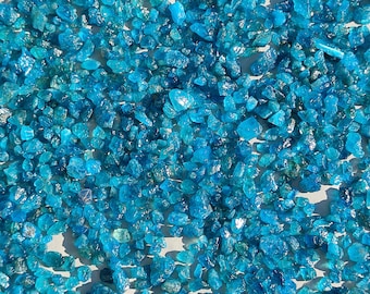 Wholesale Lot Blue APATITE Rough Gemstone Raw Apatite High Grade Loose Gemstone Neon Blue Apatite Rough Stone Healing Mineral Gemstone GV11