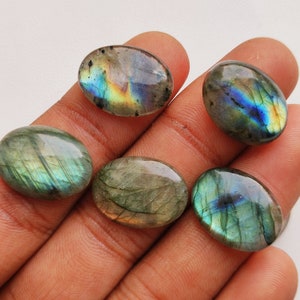 Multi Rainbow Fire Labradorite Rainbow Fire Labradorite Cabochon Loose Gemstone 52.85 Crt Fancy Shape Best For Silver,Wire wrap Jewelry