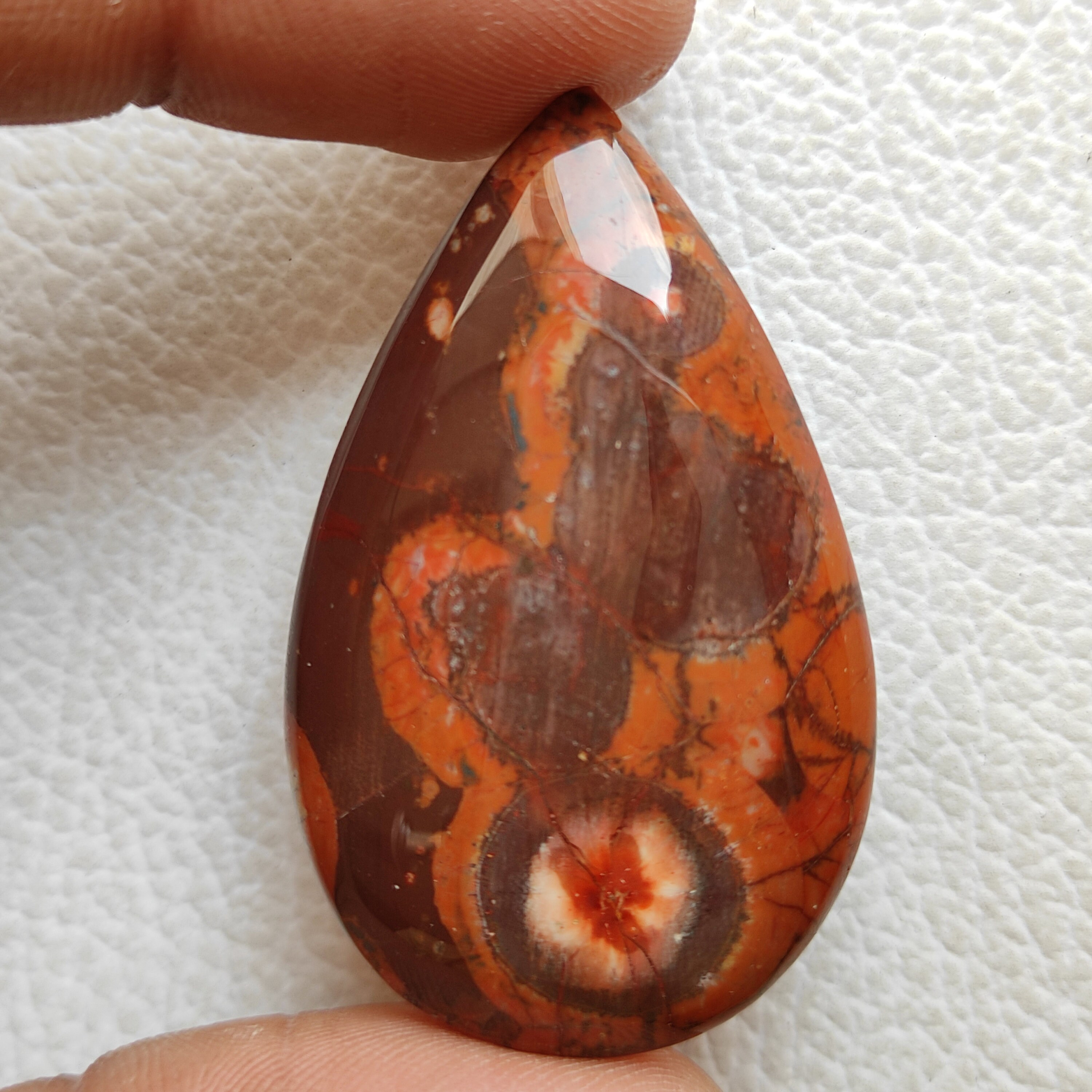 Red colour Jasper Bird Eye Design jasper High Polish jasper Etsy