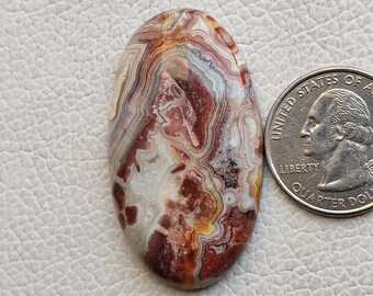 47X27X6 MM Crazy lace agate cabochon oval shape 70ct Natural mix colour crazy lace agate cabochon agate loose gemstone for jewelry C6239