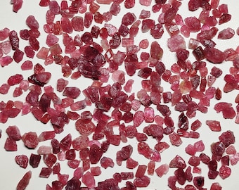 Natural Pink Tourmaline Raw Rough Healing Crystal Mineral Gemstone Pink Rubellite Tourmaline Rock Rough Cabochon Semi precious Gemstone CX11