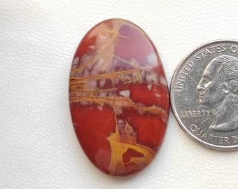 Designer red gray noreena jasper cabochon designer noreena jasper healing mineral stone smooth polished gemstone for pendant jewelry C6202