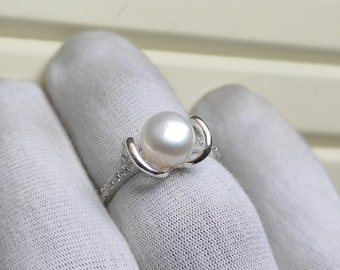 jouete DIAMOND×PEARL fork ring SILVER925 jouete DIAMOND×PEARL fork ring SILVER925 jouete DIAMOND