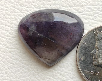 27X32X8 MM Iolite Sunstone Cabochon Heart Shape 50 Quilates Natural Llamativo Iolite Sunstone Cabochon Sparkling Iolite Sunstone Gemstone C2571