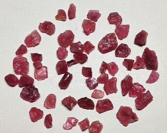 50ct Pink Tourmaline Raw Rough Healing Crystal Mineral Loose Gemstone Pink Rubellite Tourmaline Rock Rough Cabochon Crystal Gemstone CX11-1