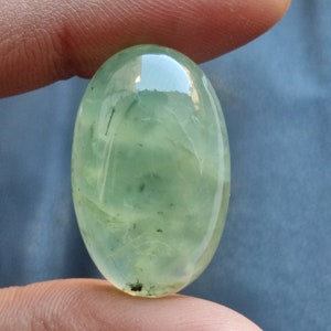 29X18X9 MM Prehnit Cabochon Oval Klar Prehnit Cabochon Edelstein 100% Natürlicher Edelstein Grüner Prehnit Schmuck machen Stein C5486