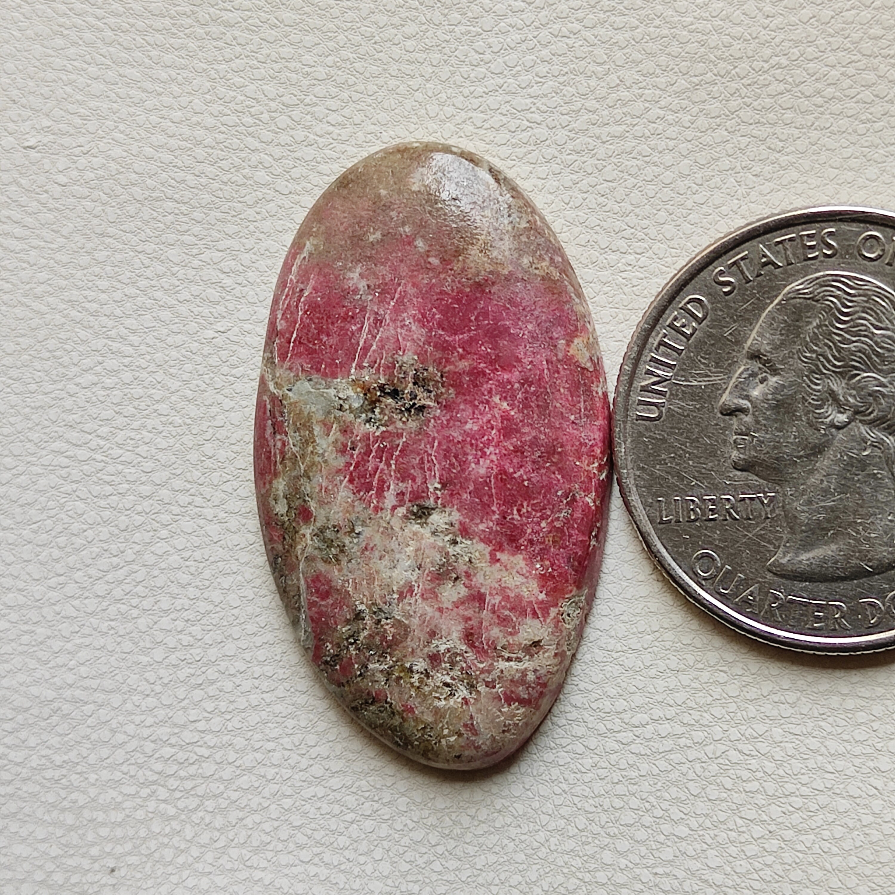 100% Natural Pink Thulite Flatback Cabochon Thulite Rosaline Stone