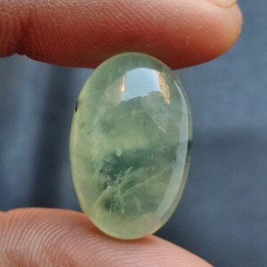22X14X8 MM Prehnit Cabochon Oval Klar Prehnit Cabochon Edelstein 100% natürlicher Edelstein Grün Prehnit Schmuckherstellung Stein C5480