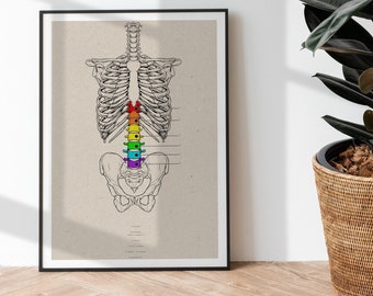 Beautiful LGBT poster / lgbt poster/ pride poster/ anti racist poster / diversity poster / pride / rainbow poster / lgbt / equality poster