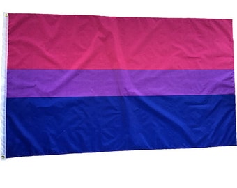 Gay Pride Bi Bisexual Flag 4/"x6/" Desk Set Table Stick Black Base