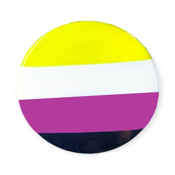 Bouton non binaire / fierté non binaire / badge non binaire / drapeau non binaire / fierté genderfluid / genderfluid / genderquerr / épingle non binaire / gay