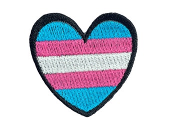 Bandiera transgender / patch LGBTQ / patch trans / patch transgender / patch arcobaleno / patch ricamata / transgender / patch prie gay / gay