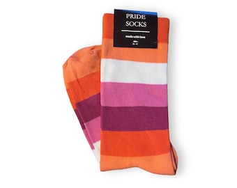 Lesbian pride socks, LGBT socks, lgbt flag, lesbian, lgbt gifts, lesbian socks, pride flag, lesbian flag, rainbow socks, lesbian pride, lgbt