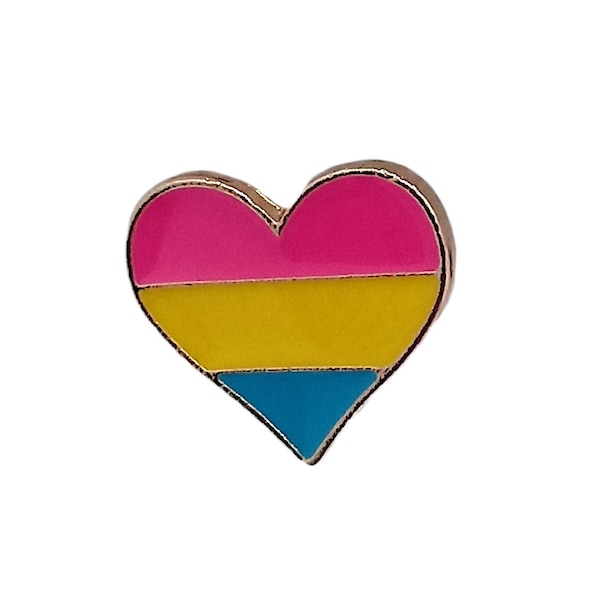 Pin pansessuale / pin lgbt / bandiera pansessuale / orgoglio pansessuale / bandiera dell'orgoglio pansessuale / adesivo pansessuale / pansessuale / bandiera lgbtq / spilla del cuore