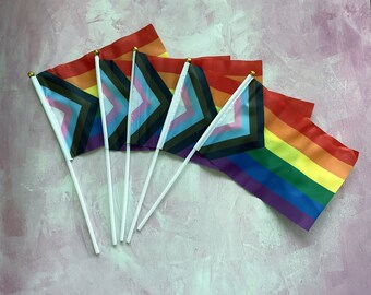 Mini Progress LGBT Flag / handy progress  flag / progressive flag/ LGBTQ /  Gay pride flag / LGBT flag / progressive flag / lgbtq flag pride