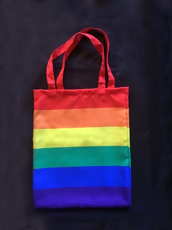 rainbow tote bag tiger
