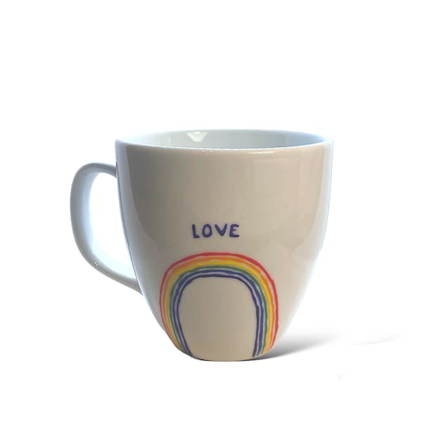 Rainbow mug, LGBT mug, pride mug, lgbt mug, queer mug, pride cup, lgbt mug, lgbt gift, rainbow cup, rainbow gift, lgbt, gay pride, rainbow
