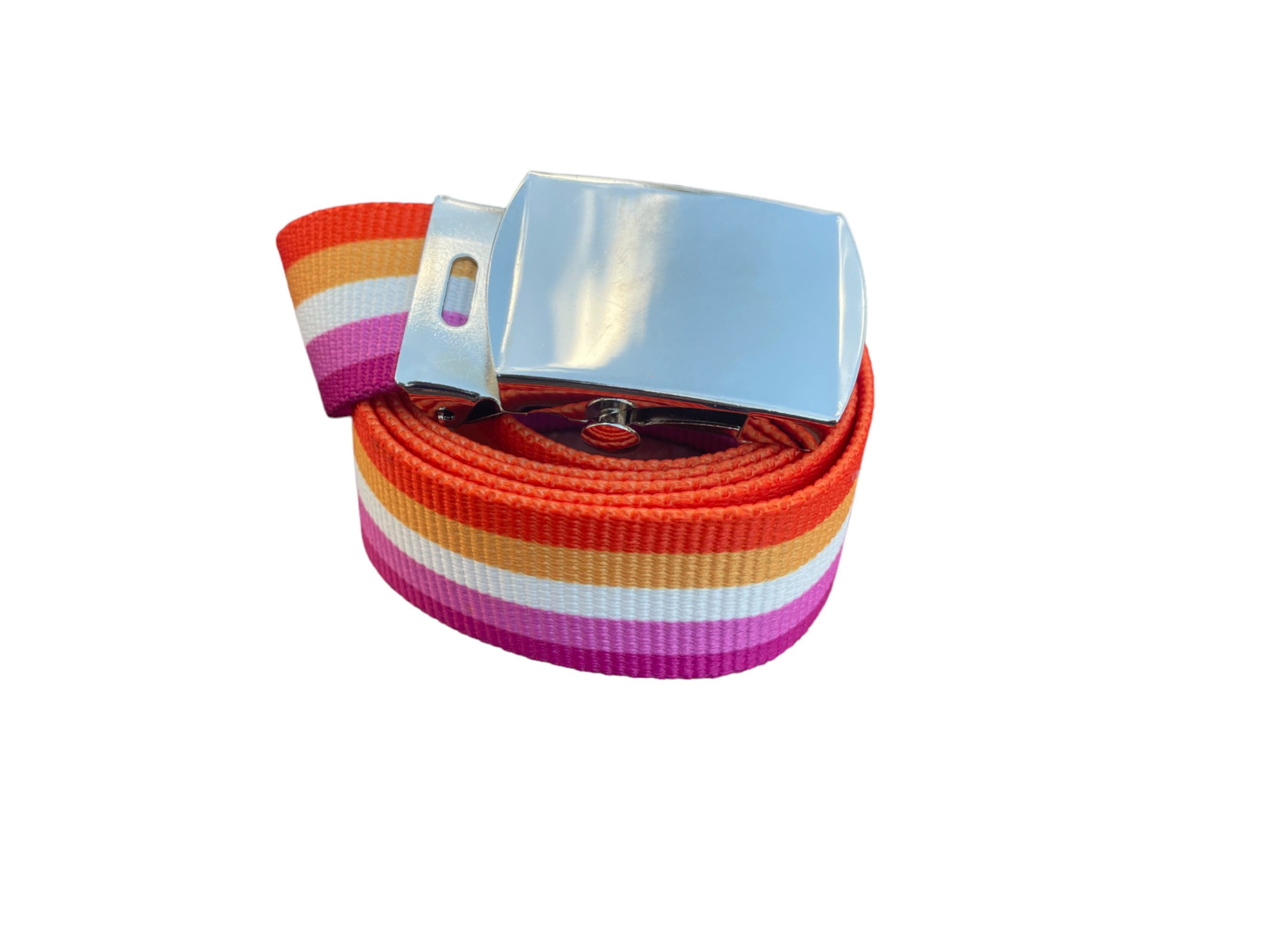 Lesbian Pride Belt, Rainbow Belt, LGBT Belt, Lesbian Belt  display picture 1