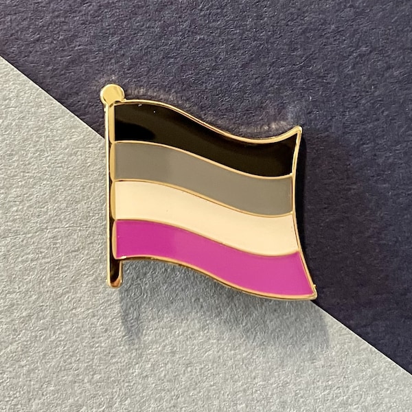 Asexual flag pin | lgbt pins | asexual flag | asex pride | asexual pride flag | asexual | ace pride | asex pride flag | asexual pin | lgbtq