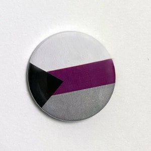 Demisexual badge / demi pin / lgbt button / demisexual button / demisexual / gay pride button / demisexual pin / demisexualpin / demi pride