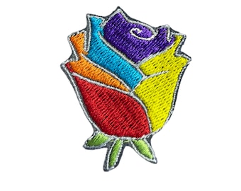 LGBT patch, rainbow patch, gay pride patch, patch, embroidery patch, patch rose, embroidery, lgbt, gay, pride, homosexual, accessories,equal